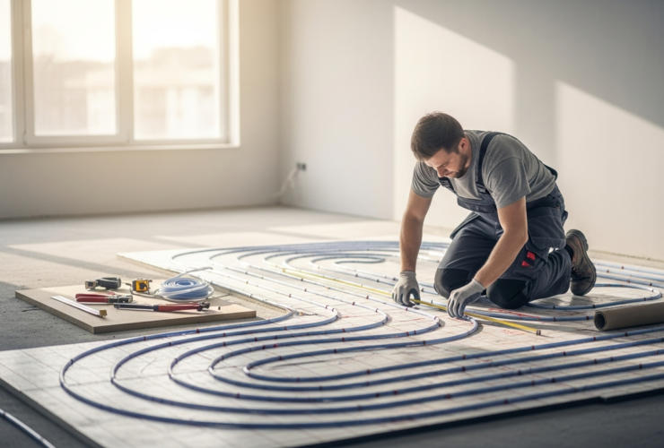Jak samemu ułożyć ogrzewanie podłogowe?